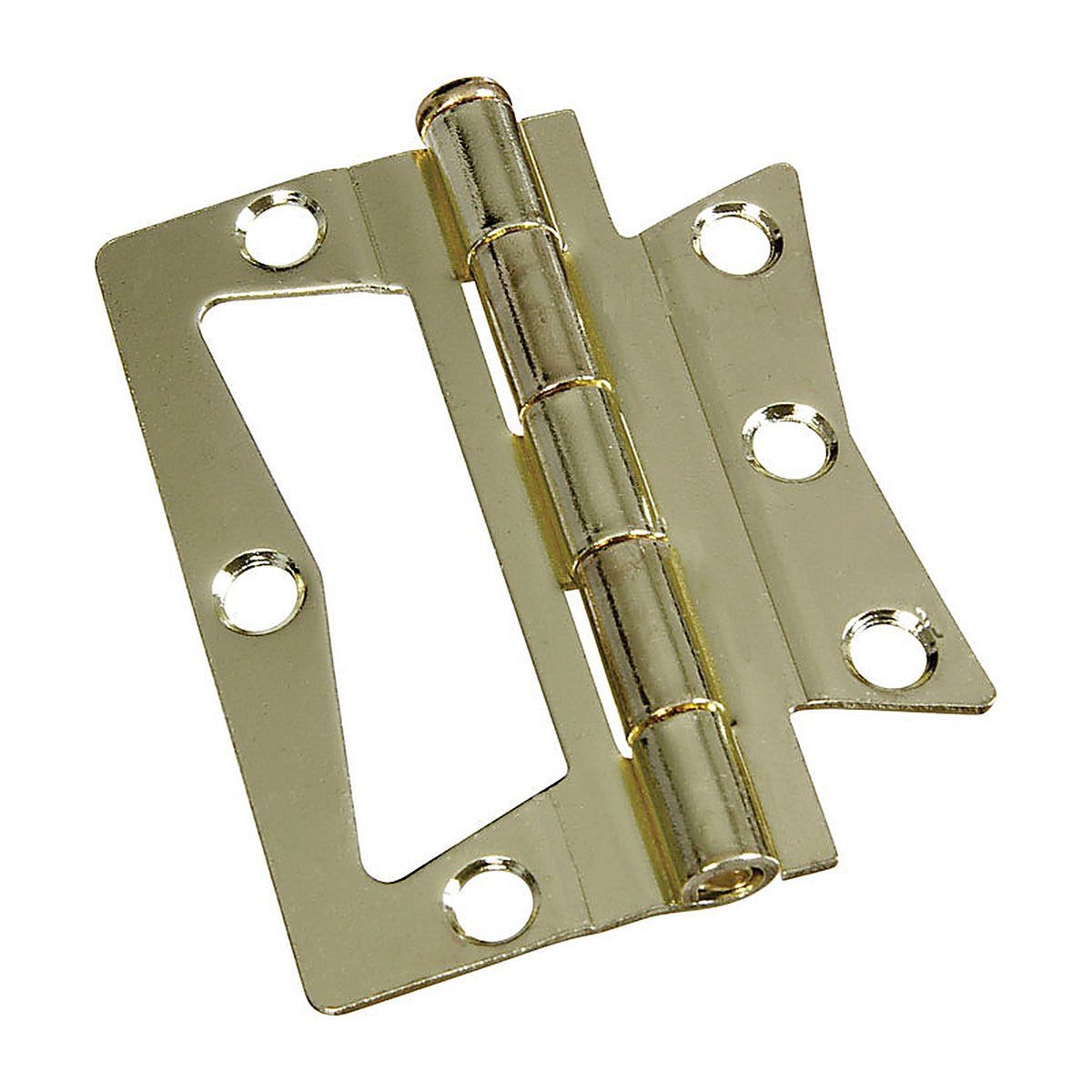 National Hardware - N244-780 - 3 in. L Brass-Plated Door Hinge - 2/Pack