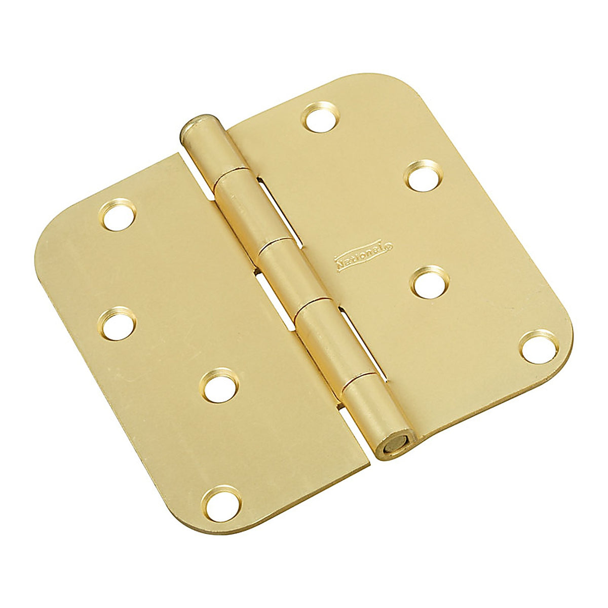National Hardware - N830-225 - 4 in. L Satin Brass Door Hinge - 1/Pack