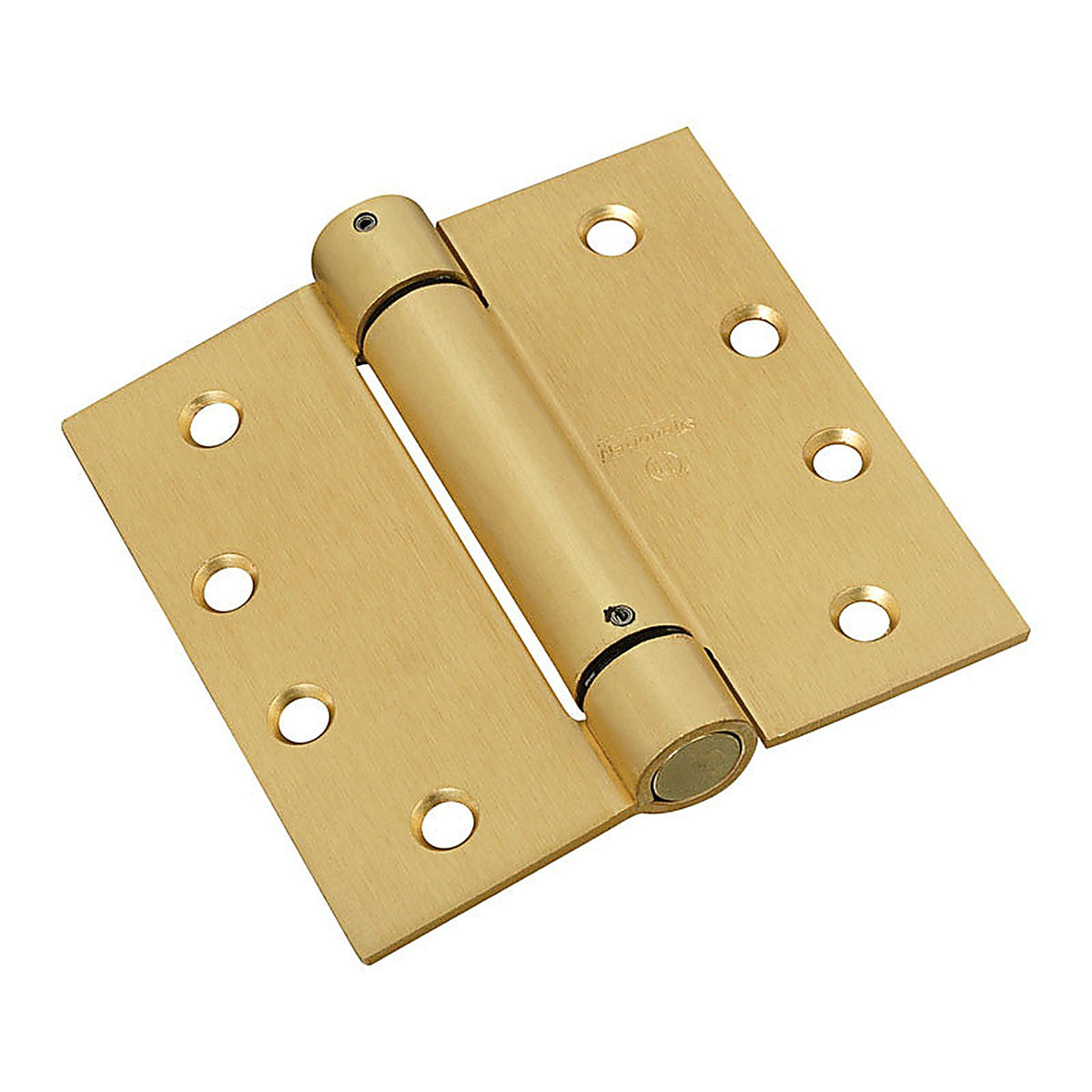 National Hardware - N184-572 - 4 in. L Brass-Plated Spring Hinge - 1/Pack