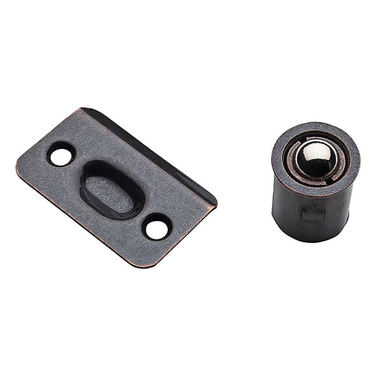 National Hardware - N830-108 - Oil Rubbed Bronze Steel Drive-In Ball Catch 1 pk