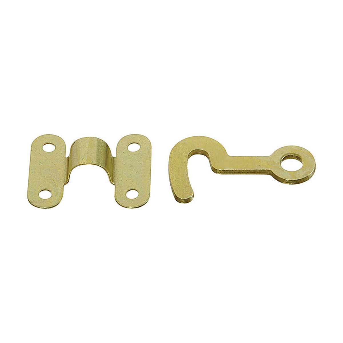 National Hardware - N211-938 - Brass-Plated Steel - 2/Pack Hook and Staple 2 in.
