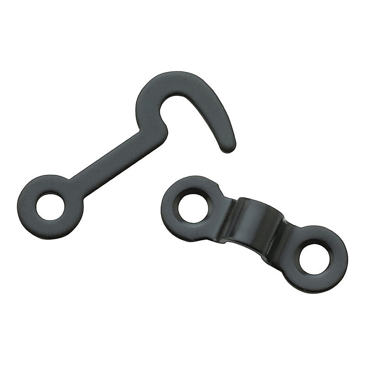 National Hardware - N211-023 - Oil Rubbed Bronze Steel Hook and Staple 2 pk