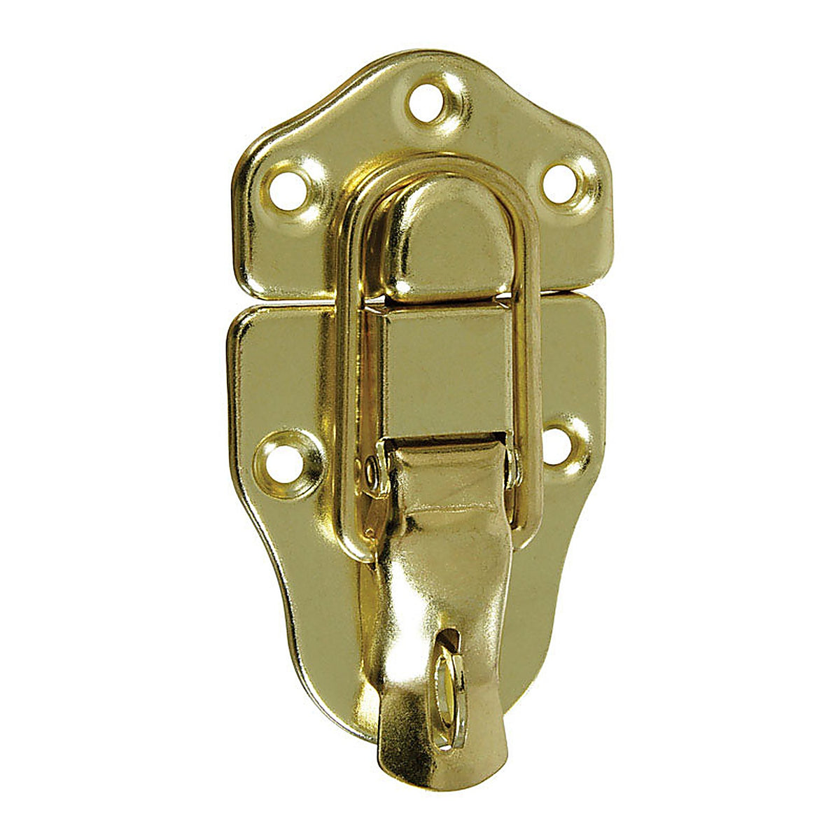 National Hardware - N208-603 - Brass-Plated Steel - 1/Pack 3.64 in. Lockable Drawer Catch
