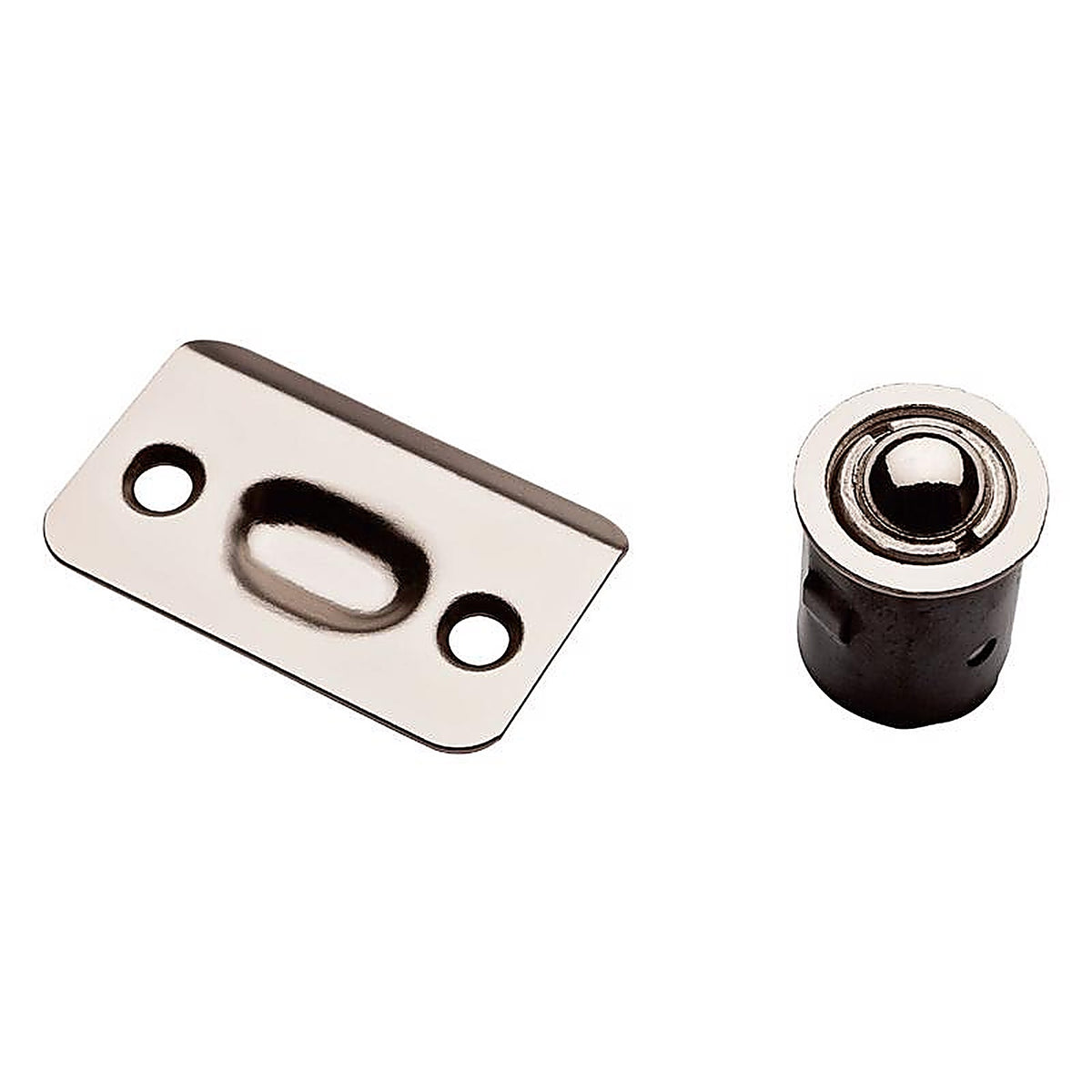 National Hardware - N830-107 - Satin Nickel Steel Drive-In Ball Catch - 1/Pack