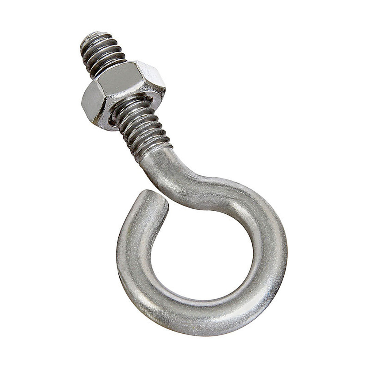 National Hardware - N221-572 - 1/4 in. X 2 in. L Stainless Steel Eyebolt Nut Included
