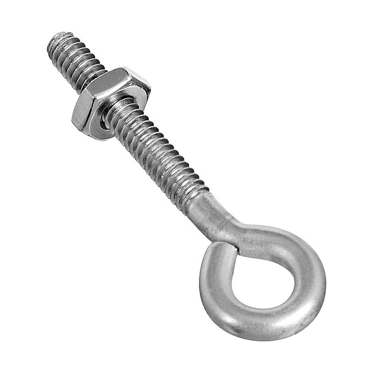 National Hardware - N221-564 - 3/16 in. X 2 in. L Stainless Steel Eyebolt Nut Included