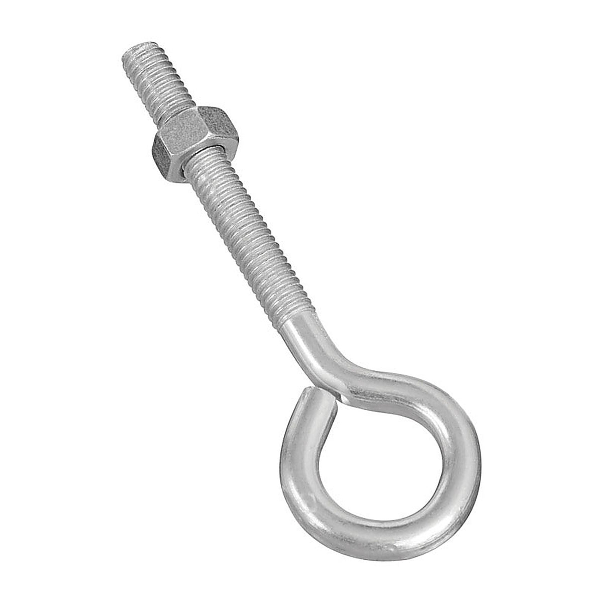 National Hardware - N221-226 - 5/16 in. x 4 in. L Zinc-Plated Steel Eyebolt Nut Included