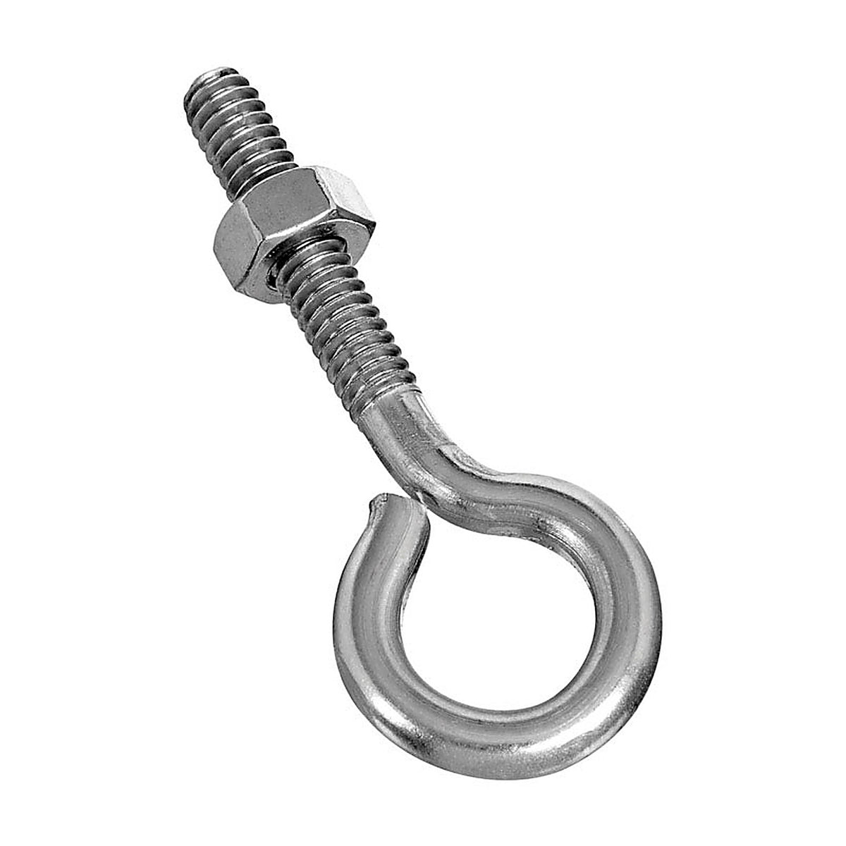 National Hardware - N221-580 - 1/4 in. X 2-1/2 in. L Stainless Steel Eyebolt Nut Included