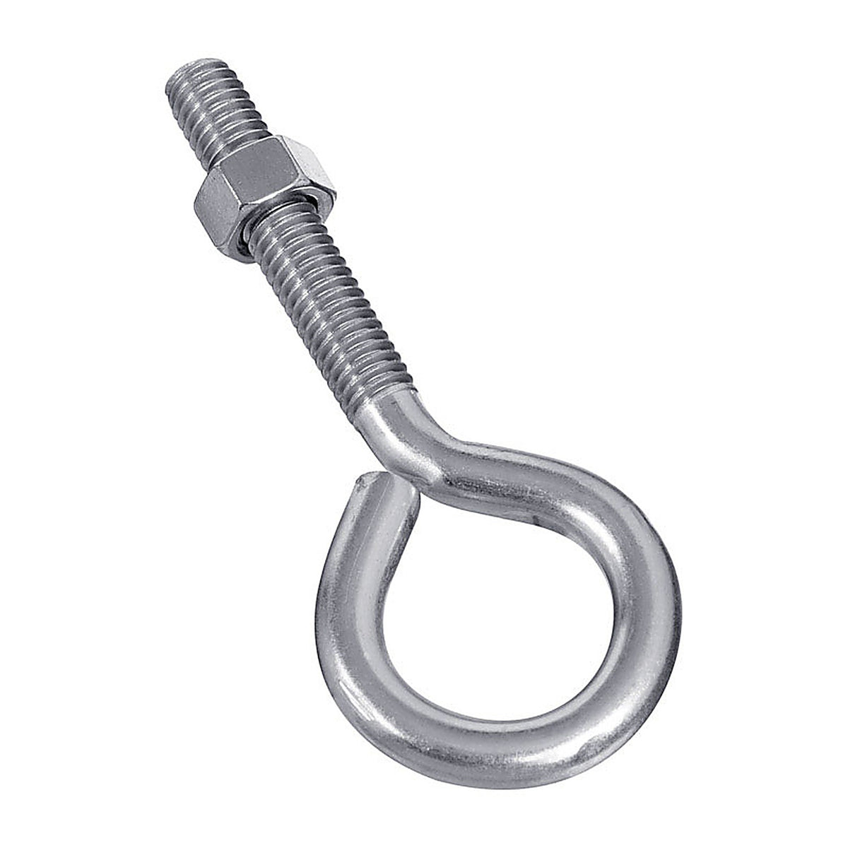 National Hardware - N221-648 - 3/8 in. X 4 in. L Stainless Steel Eyebolt Nut Included