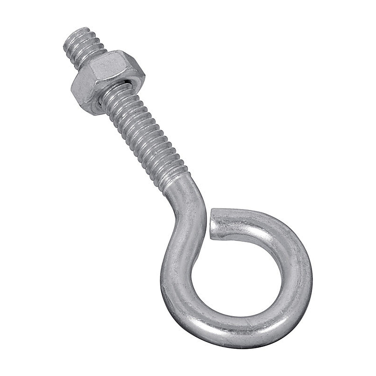 National Hardware - N221-101 - 1/4 in. x 2-1/2 in. L Zinc-Plated Steel Eyebolt Nut Included