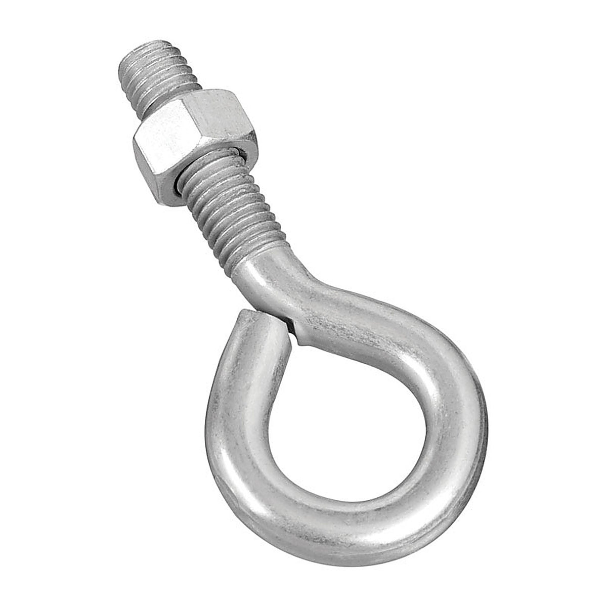 National Hardware - N221-309 - 1/2 in. x 4 in. L Zinc-Plated Steel Eyebolt Nut Included