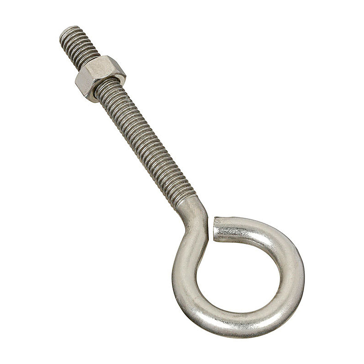 National Hardware - N221-655 - 3/8 in. X 5 in. L Stainless Steel Eyebolt Nut Included