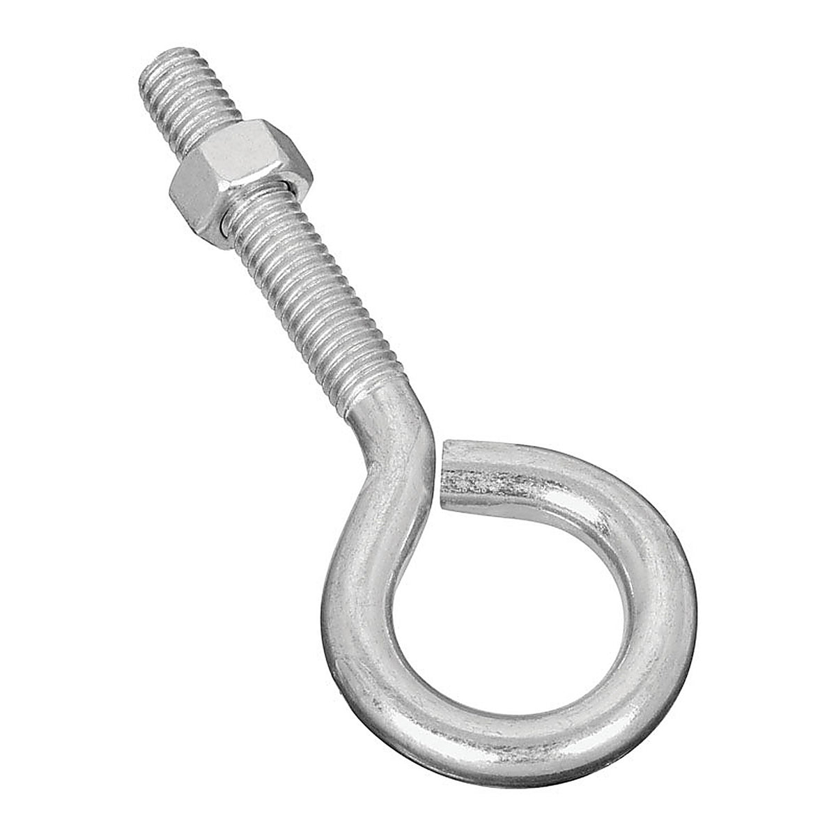 National Hardware - N221-267 - 3/8 in. x 4 in. L Zinc-Plated Steel Eyebolt Nut Included
