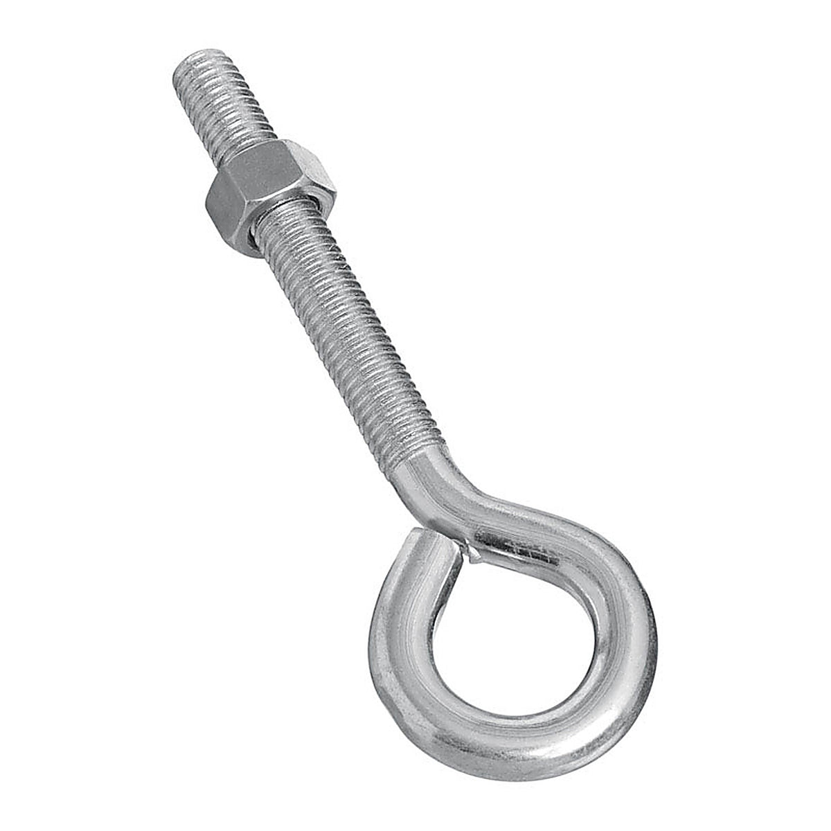 National Hardware - N221-317 - 1/2 in. x 6 in. L Zinc-Plated Steel Eyebolt Nut Included