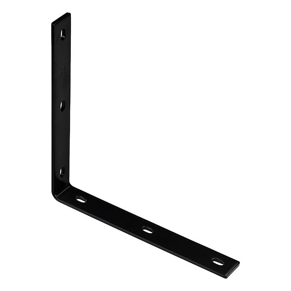 National Hardware - N351-469 - 12.25 in. H x 1.5 in. W x 0.25 in. D Black Carbon Steel Inside/Outside Corner Brace