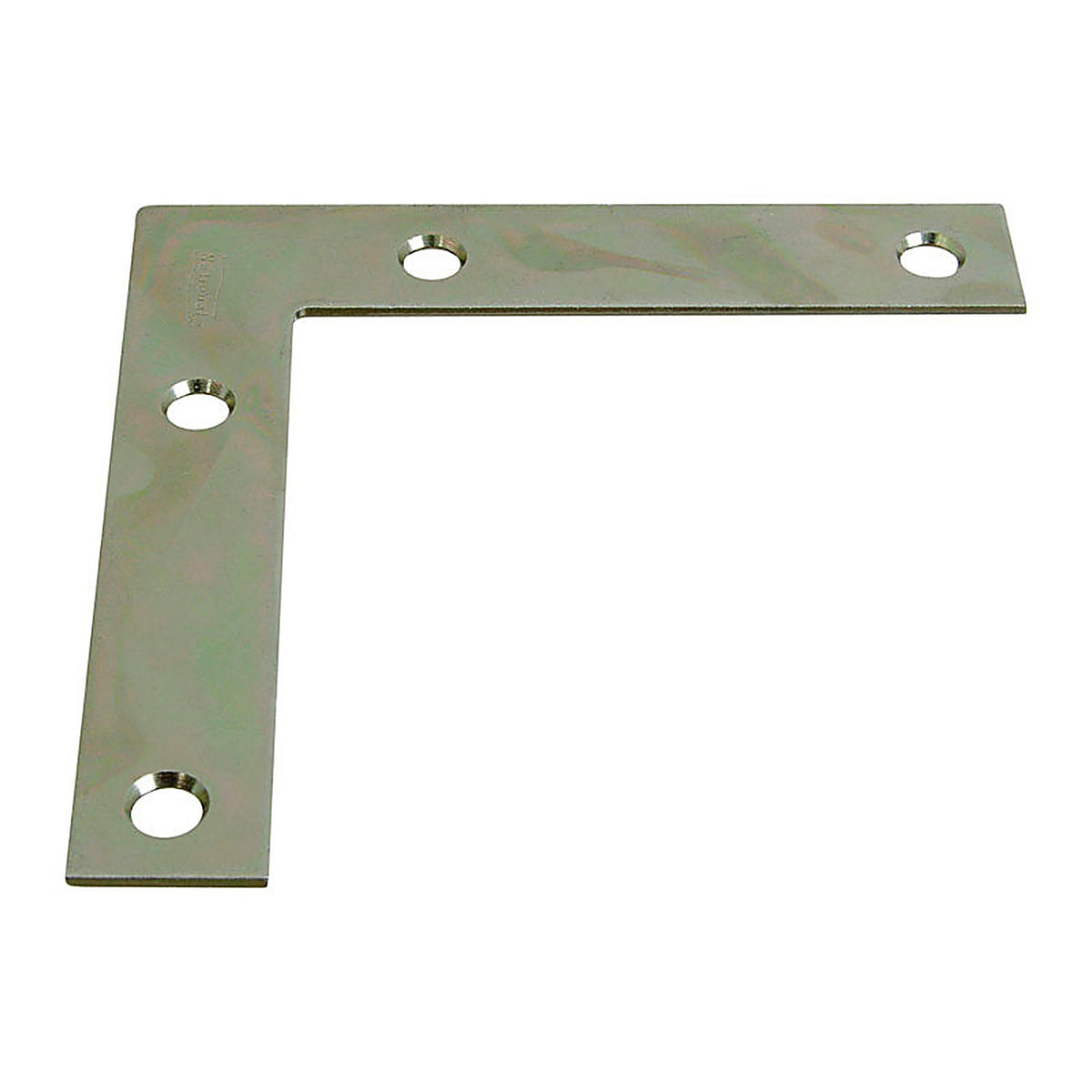 National Hardware - N114-116 - 4 in. H x 0.75 in. W x 0.07 in. D Zinc-Plated Steel Outside Corner Brace