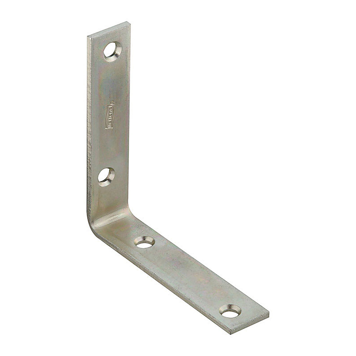 National Hardware - N220-145 - 4 in. H x 0.88 in. W x 0.12 in. D Zinc-Plated Steel Inside Corner Brace