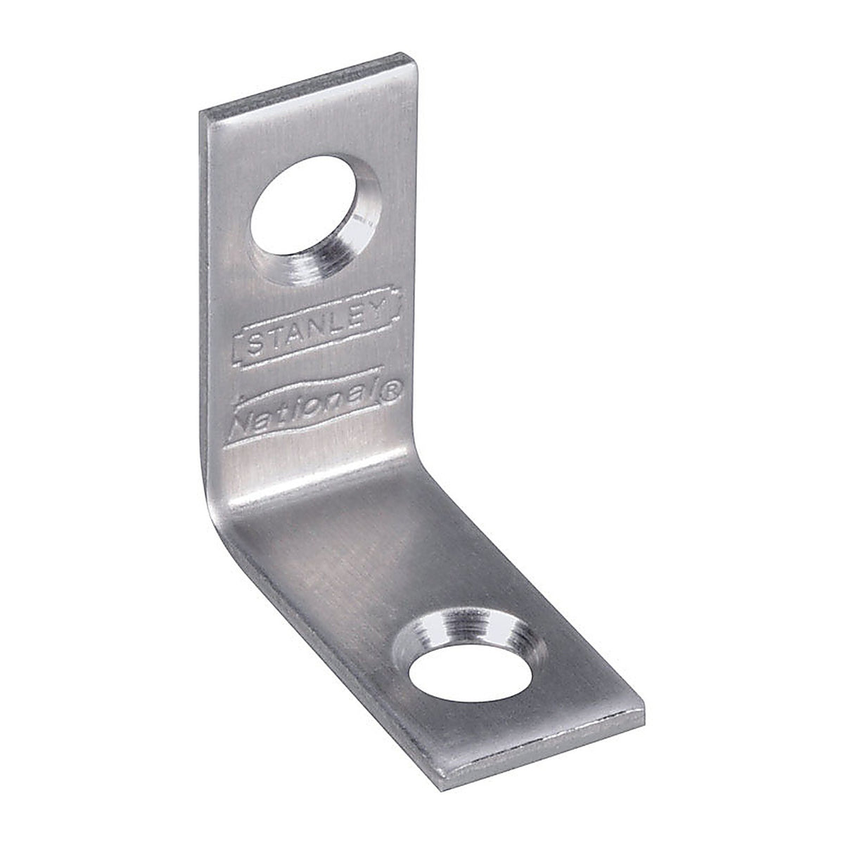 National Hardware - N348-292 - 1 in. H x 0.5 in. W Stainless Steel Inside Corner Brace