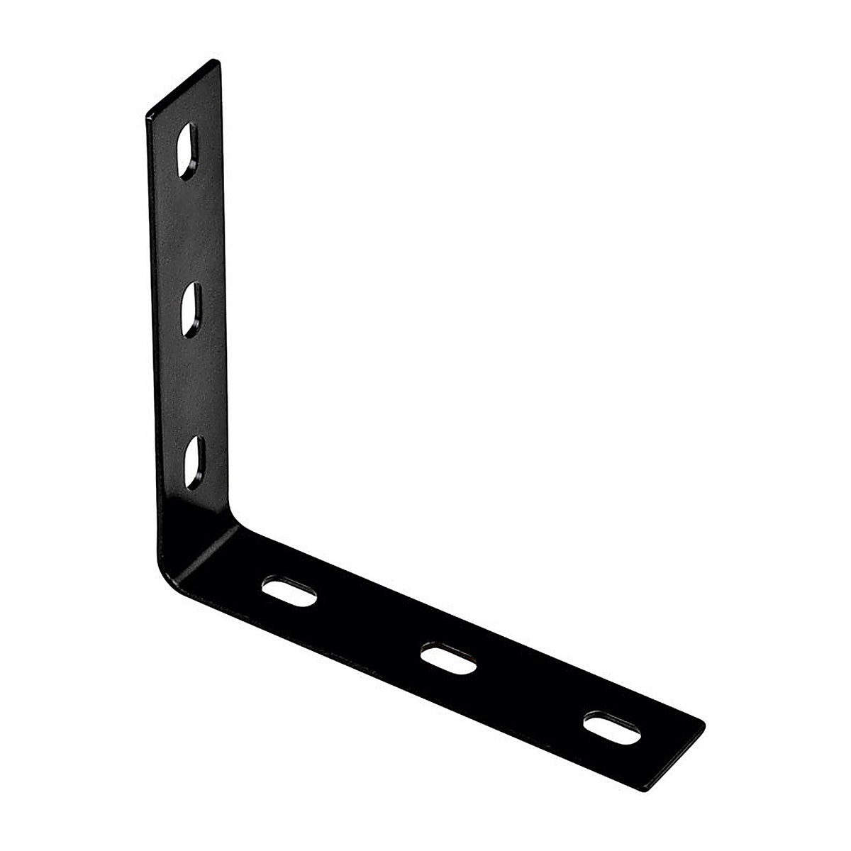 National Hardware - N351-465 - 7.1 in. H x 1.5 in. W x 0.125 in. D Black Carbon Steel Inside/Outside Corner Brace