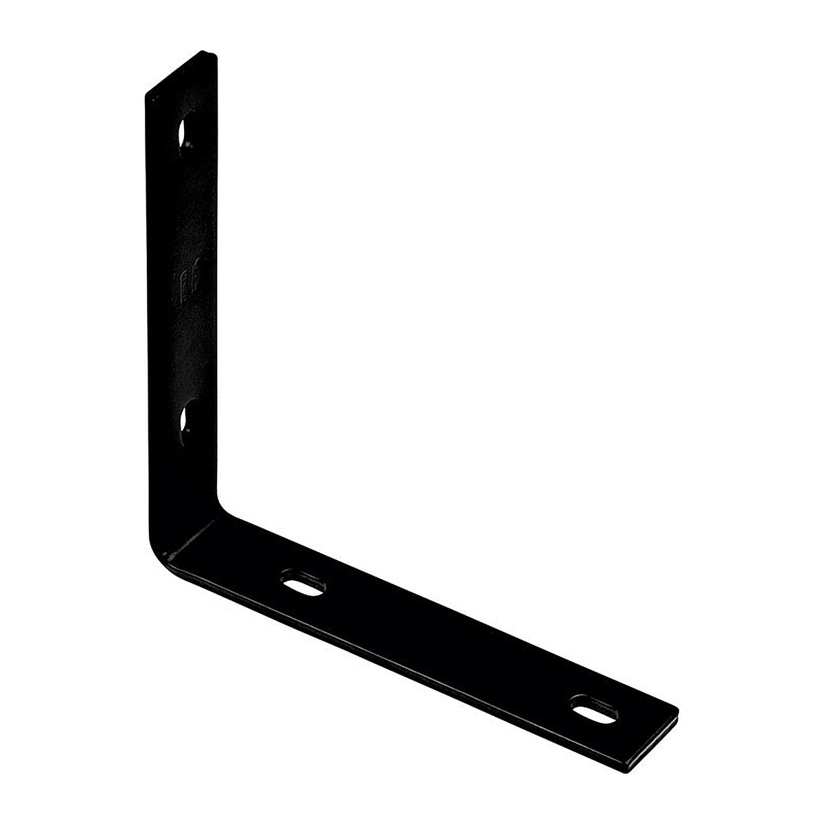 National Hardware - N351-467 - 8.25 in. H x 1.5 in. W x 0.25 in. D Black Carbon Steel Inside/Outside Corner Brace