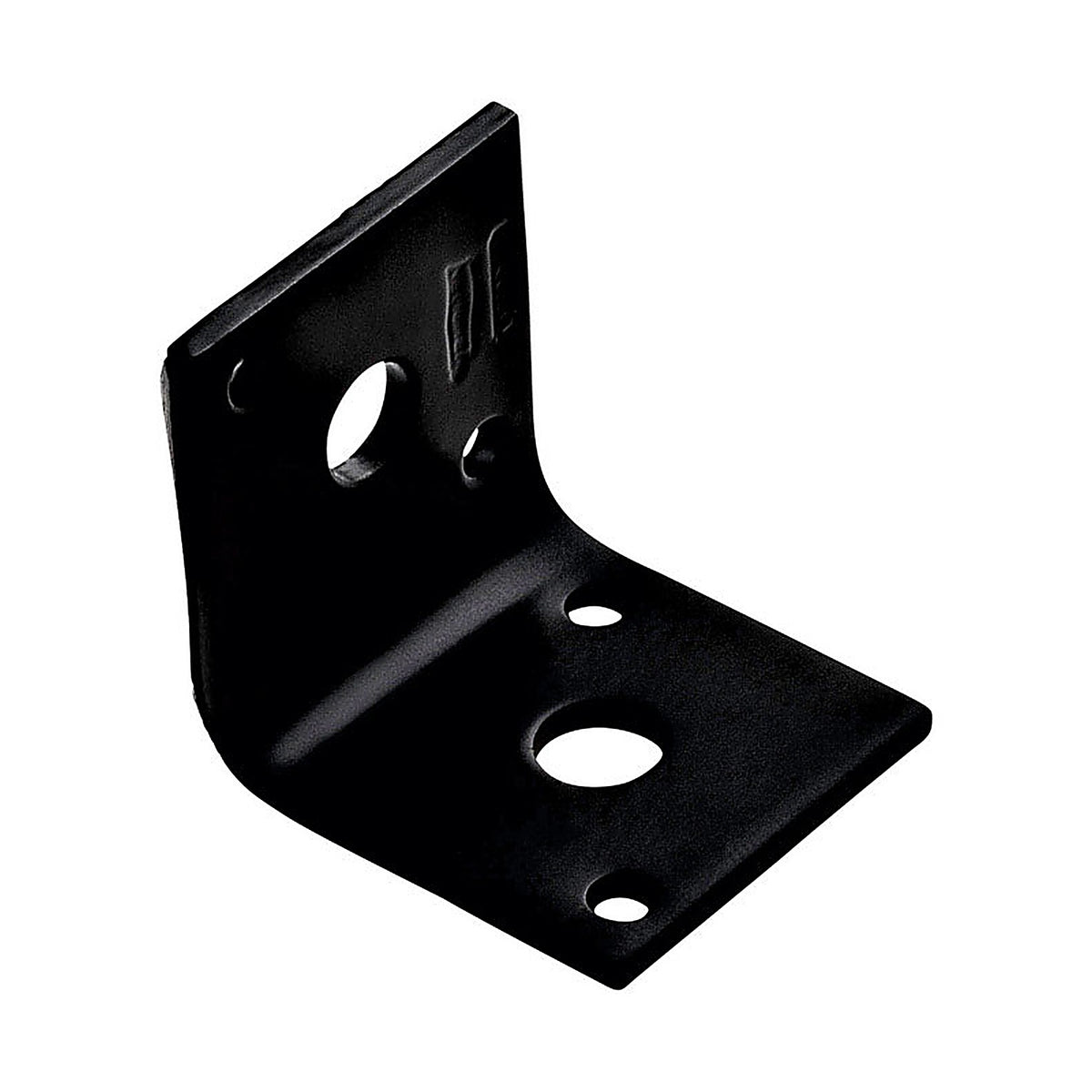 National Hardware - N351-482 - 1.65 in. H x 1.5 in. W x 0.125 in. D Black Carbon Steel Inside/Outside Corner Brace