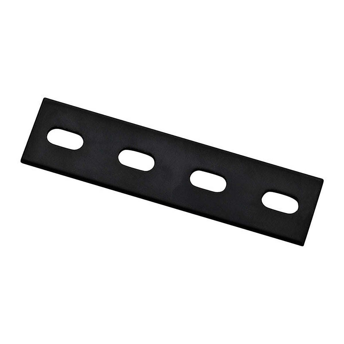 National Hardware - N351-455 - 6 in. H x 1.5 in. W x 0.125 in. D Black Carbon Steel Flat Mending Plate