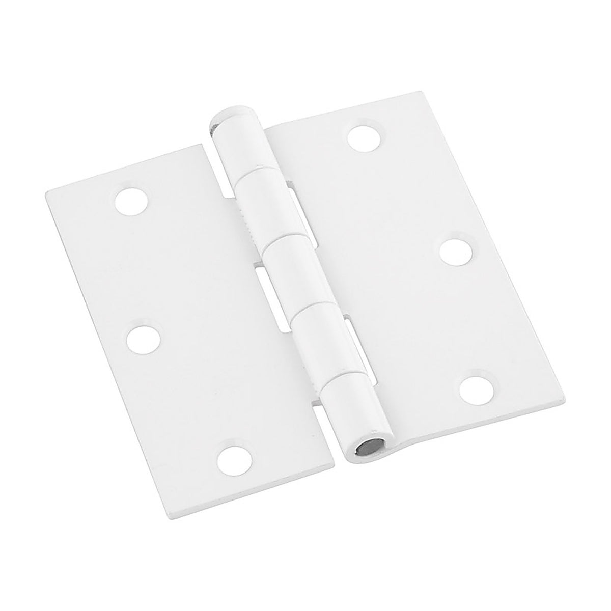 National Hardware - N830-335 - 3-1/2 in. L White Door Hinge 3 pk