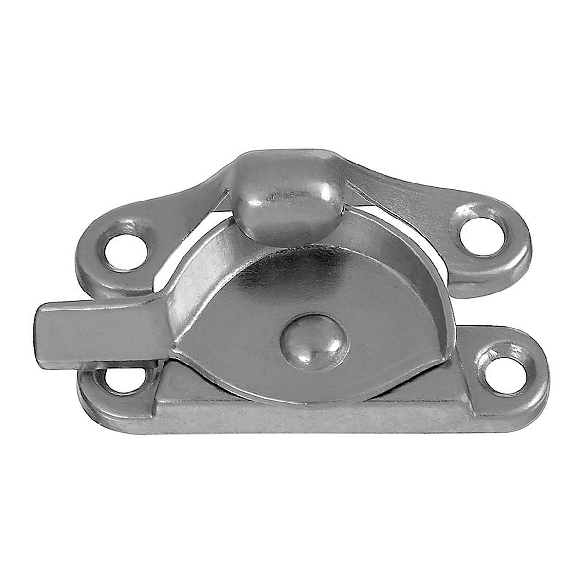 National Hardware - N325-381 - Satin Nickel Silver Die-Cast Zinc Sash Lock 1 pk