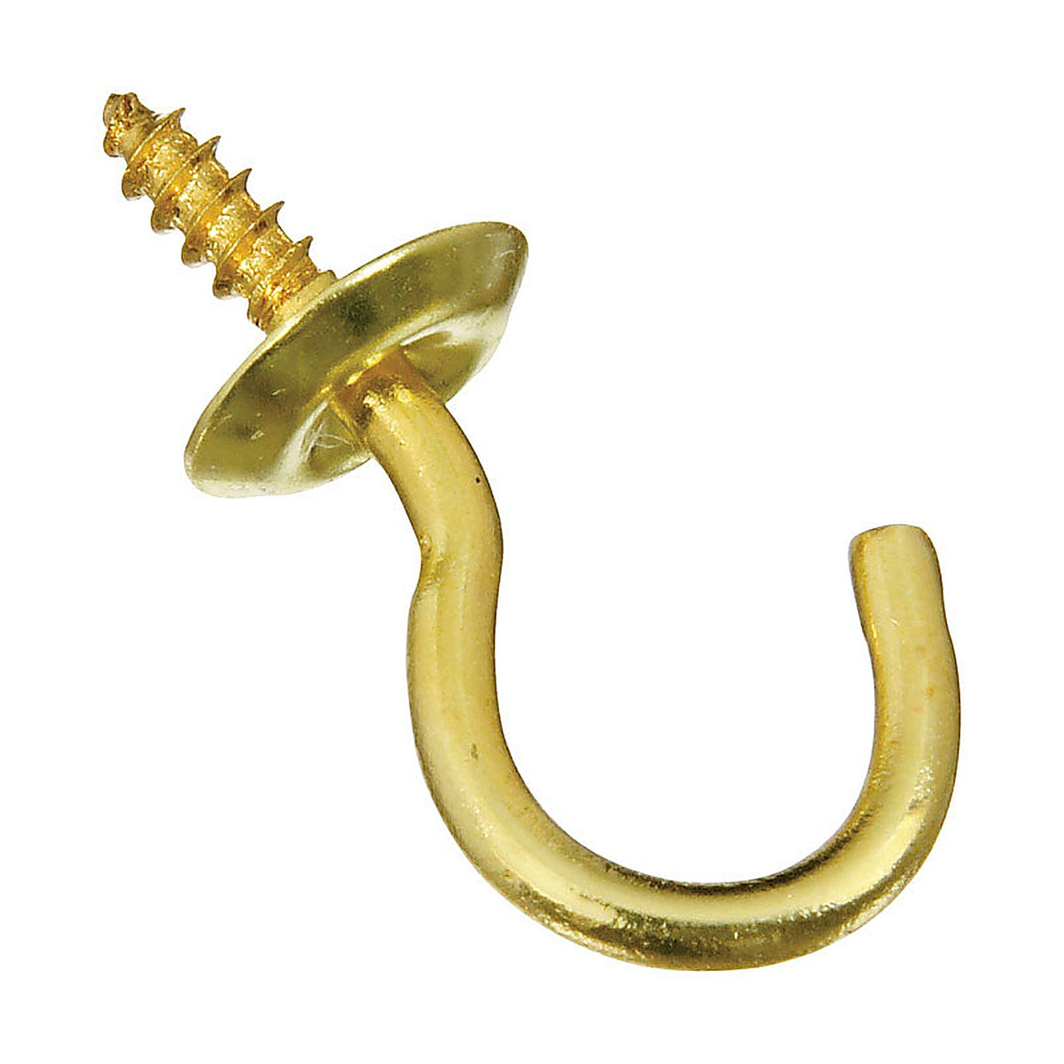 National Hardware - N200-303 - Gold Solid Brass 1.14 in. L Cup Hook 10 lb. - 50/Pack