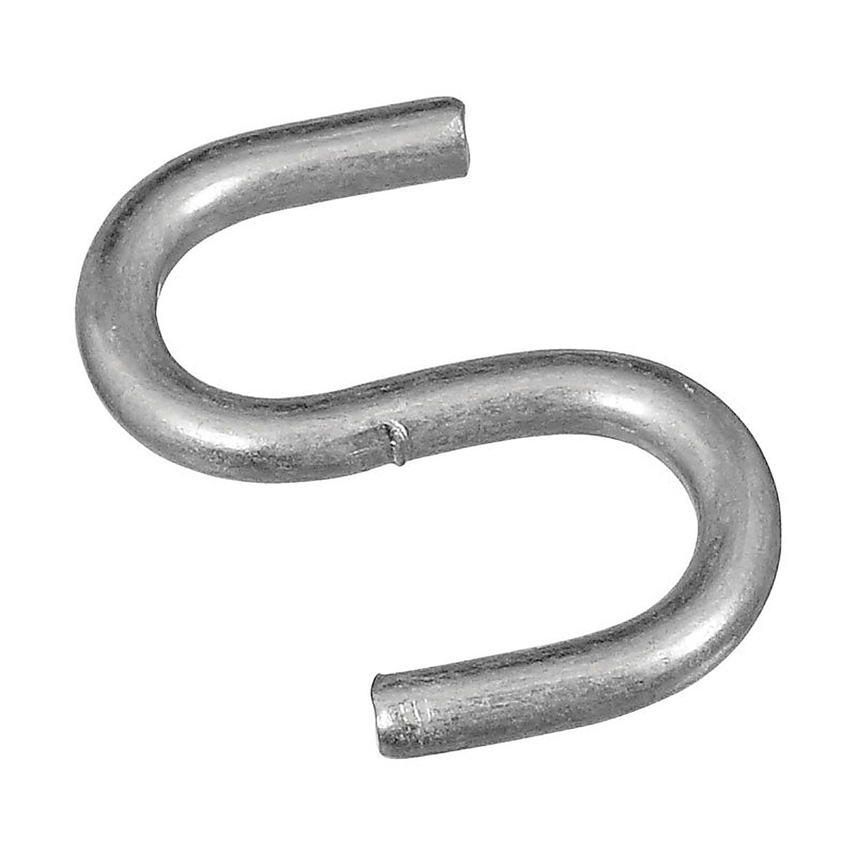 National Hardware - N121-533 - Zinc-Plated Silver Steel 3/4 in. L Open S-Hook 5 lb. - 8/Pack