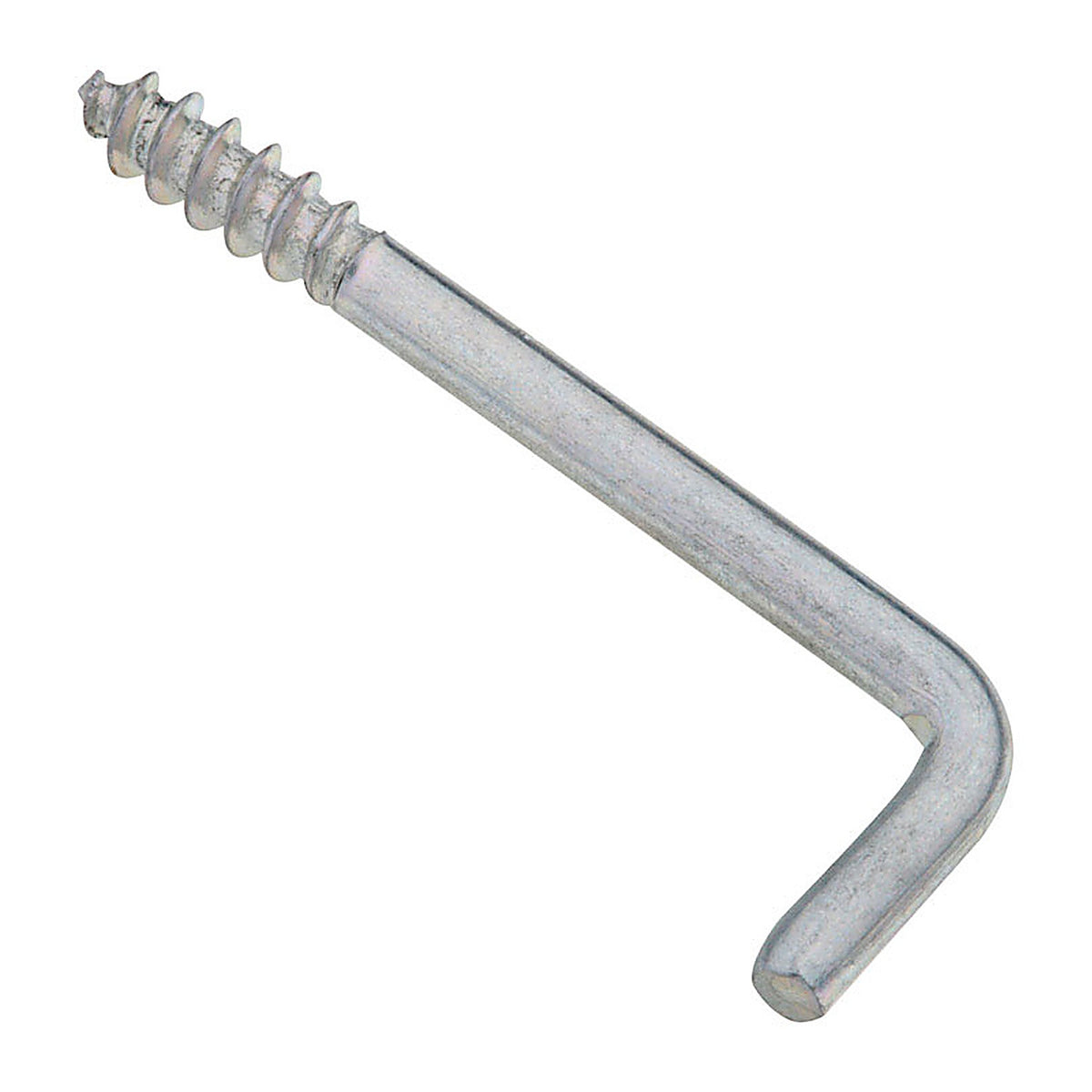 National Hardware - N120-436 - Zinc-Plated Silver Steel 1-3/8 in. L Square Bend Hook 2 lb. - 10/Pack