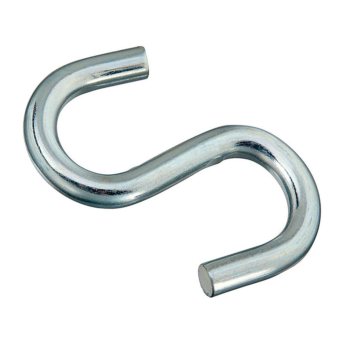 National Hardware - N347-856 - Zinc-Plated Silver Steel 4 in. L Heavy Open S-Hook 240 lb. - 1/Pack