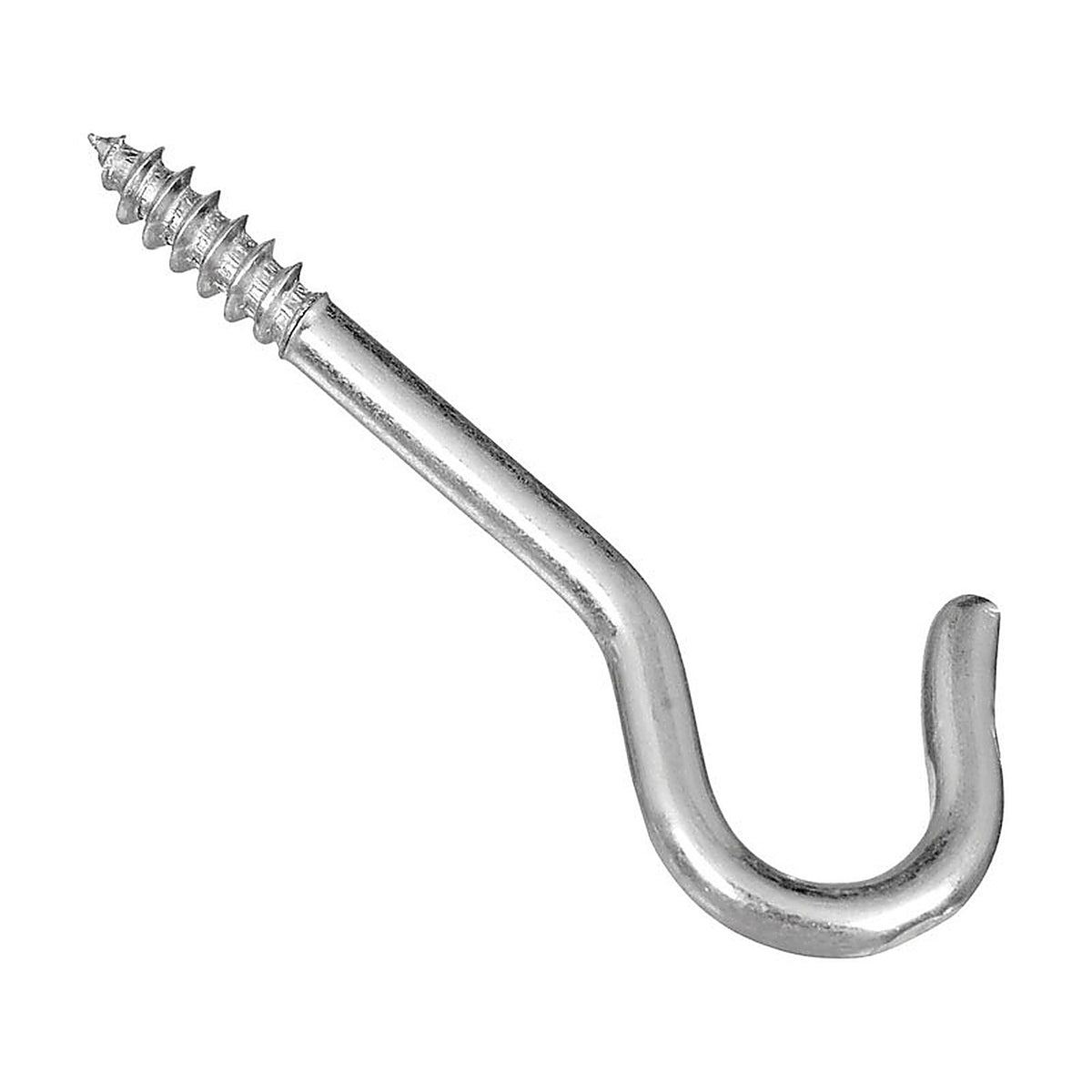 National Hardware - N120-626 - Zinc-Plated Silver Steel 2-1/16 in. L Ceiling Hook 25 lb. - 6/Pack