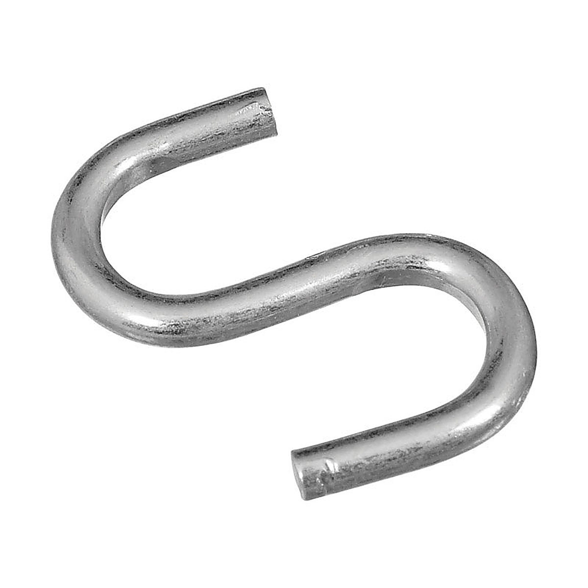 National Hardware - N121-574 - Zinc-Plated Silver Steel 1 in. L Open S-Hook 20 lb. - 6/Pack