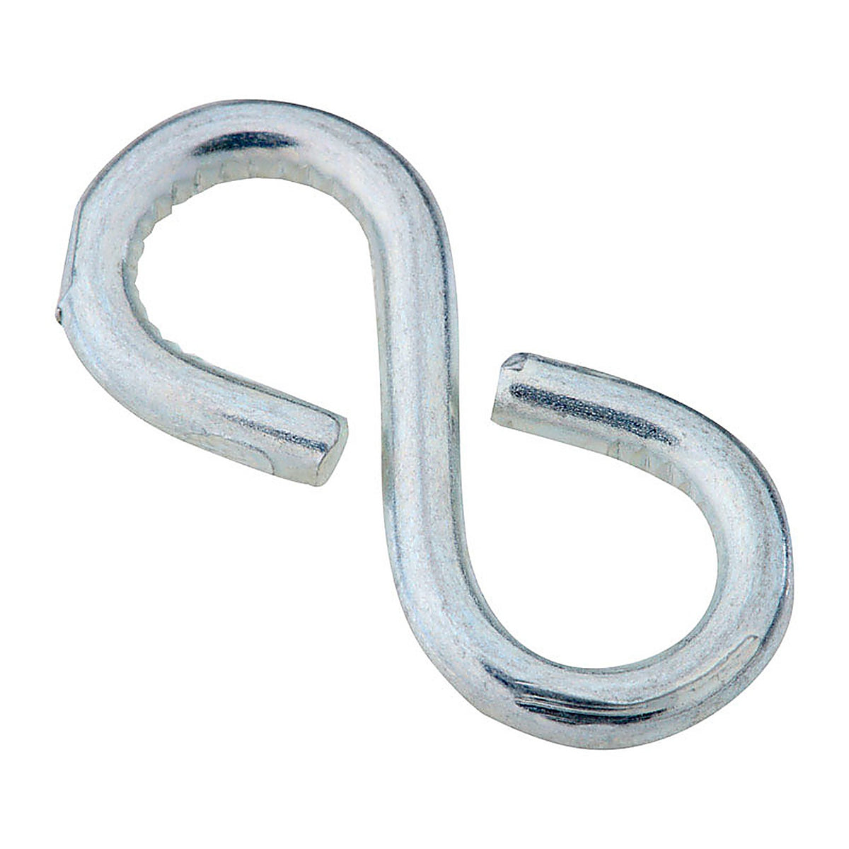 National Hardware - N121-392 - Zinc-Plated Silver Steel 1-1/8 in. L Closed S-Hook 15 lb. - 6/Pack
