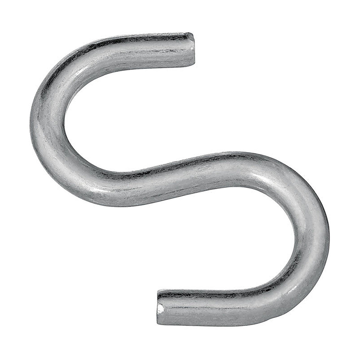 National Hardware - N121-756 - Zinc-Plated Silver Steel 3 in. L Open S-Hook 120 lb. - 1/Pack