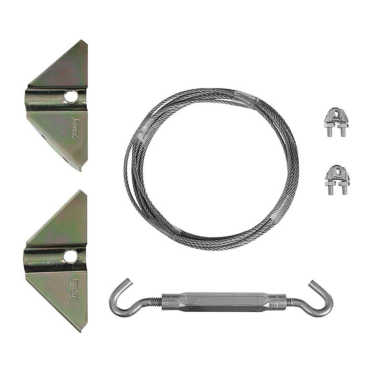 National Hardware - N192-211 - 6 in. L Zinc-Plated Silver Steel Anti-Sag Gate Kit - 1/Pack