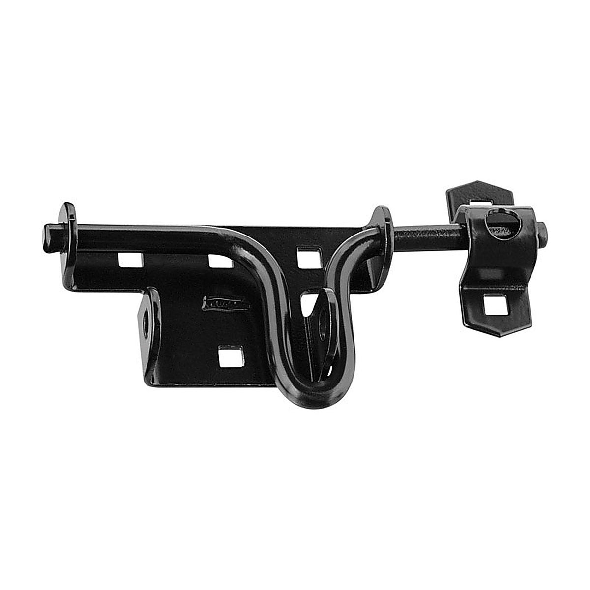 National Hardware - N165-506 - 6.19 in. H Black Steel Slide-Action Door/Gate Latch