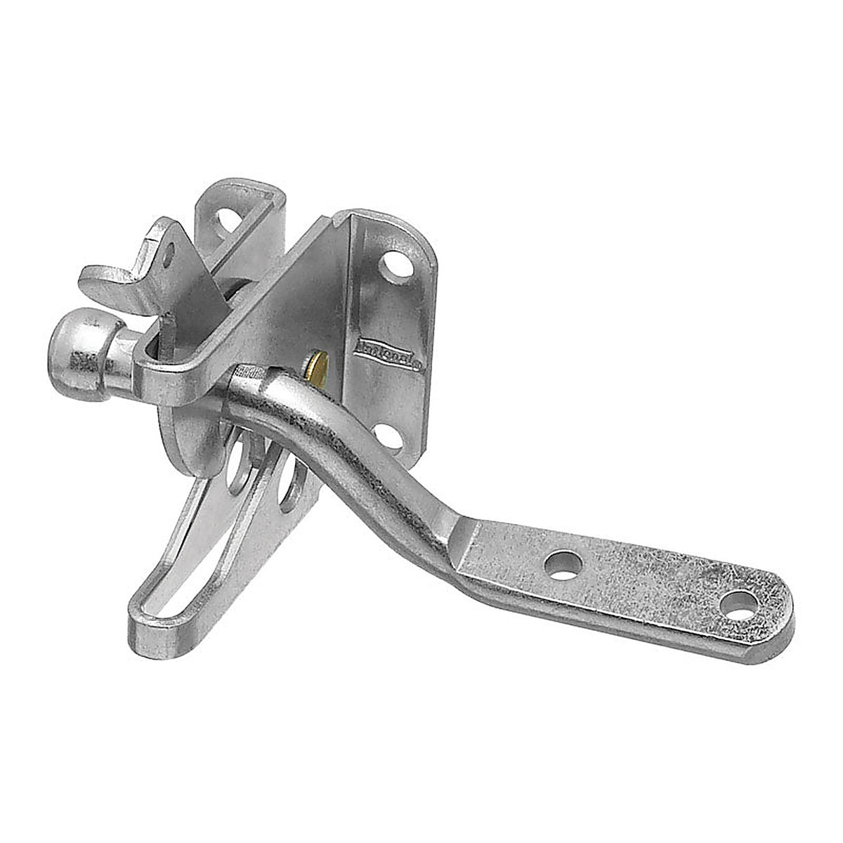 National Hardware - N101-162 - 4.44 in. H x 2.37 in. L Zinc-Plated Silver Steel Automatic Gate Latch