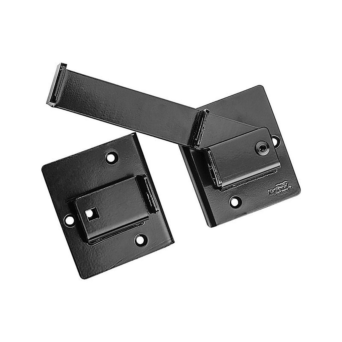 National Hardware - N109-001 - 2.5 in. H x 4.25 in. W x 8.63 in. L Black Steel Flip Heavy Duty Latch