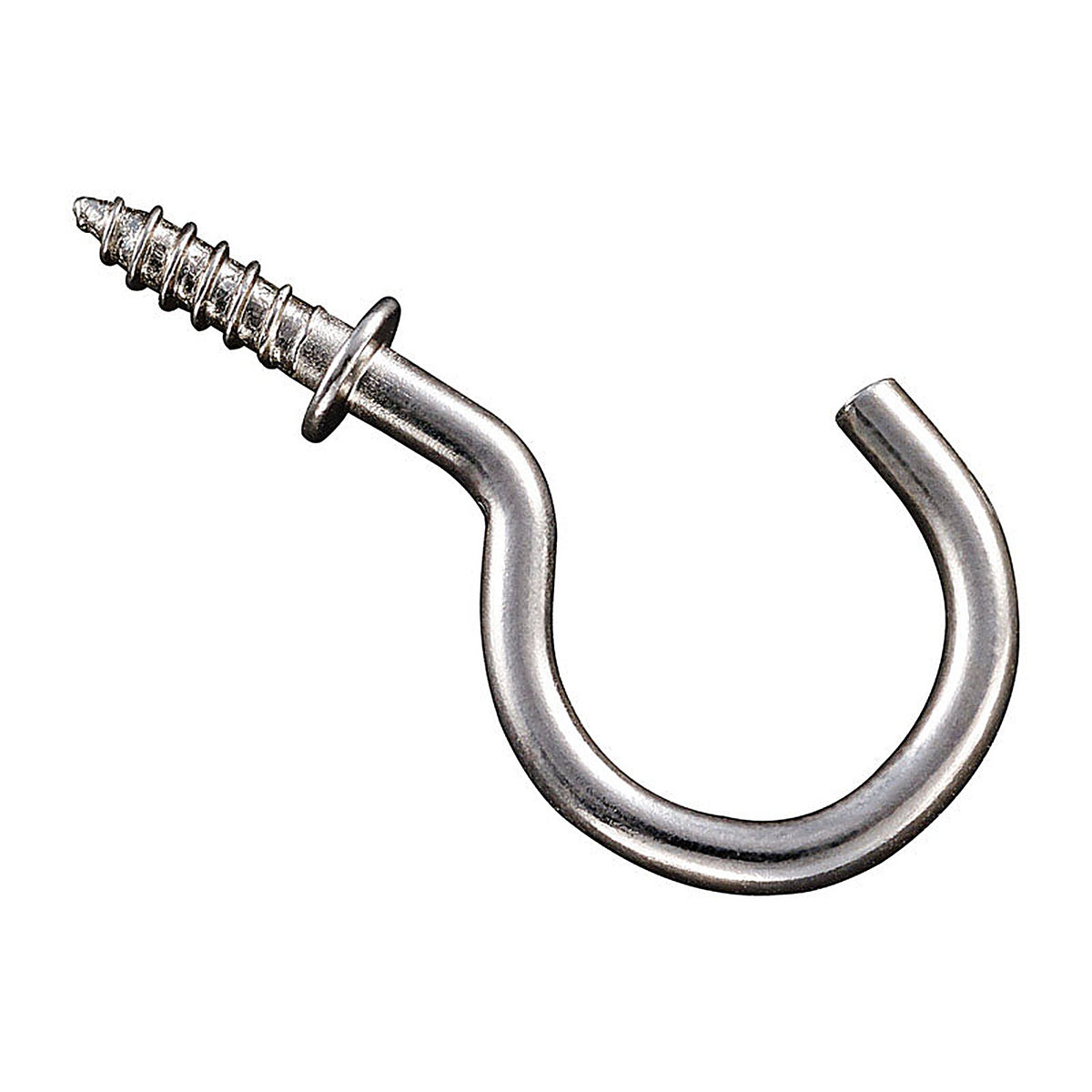 National Hardware - N119-730 - Nickel Plated Silver Steel 1 in. L Cup Hook 13 lb 30 pk
