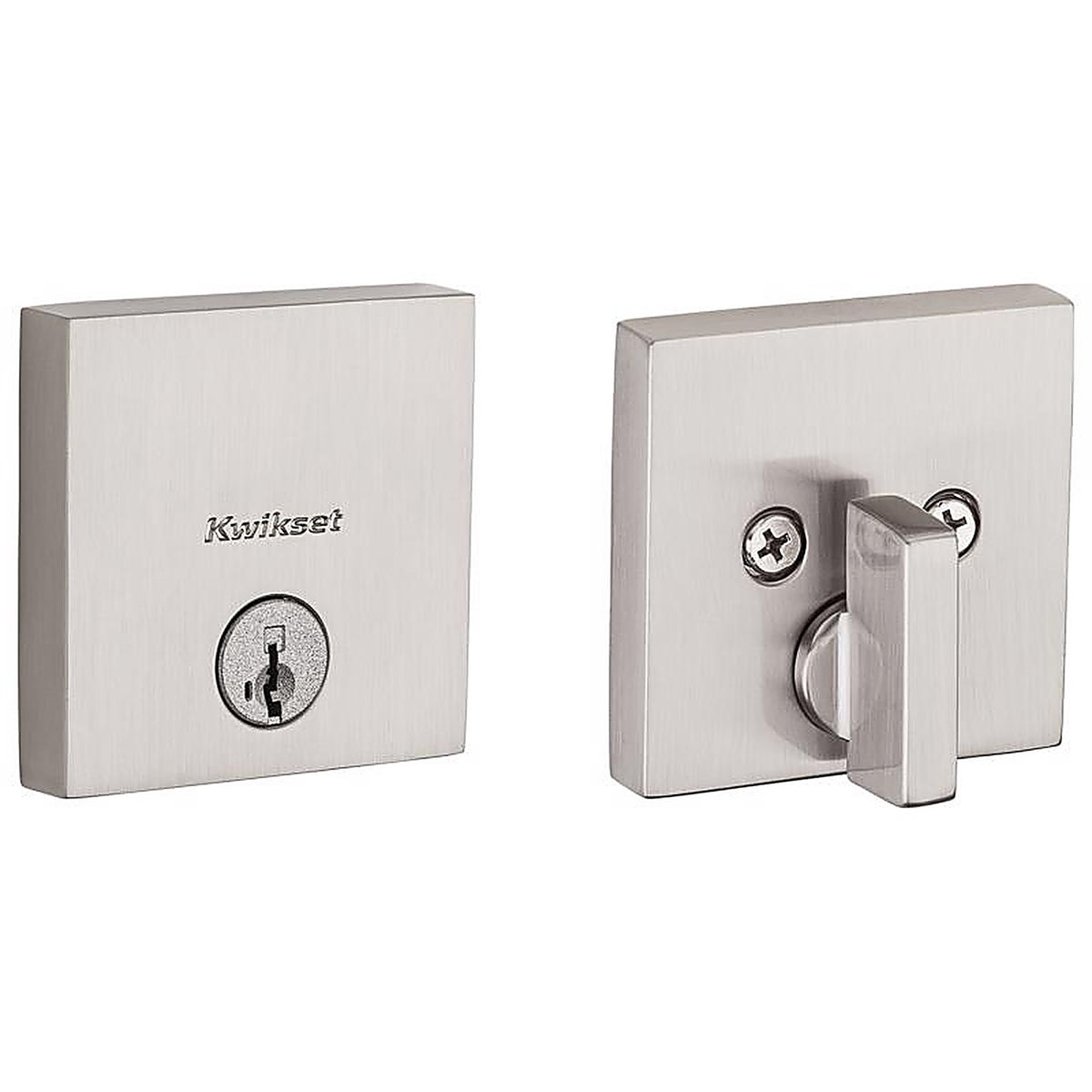 Kwikset - 92580-018 - SmartKey Satin Nickel Steel Deadbolt