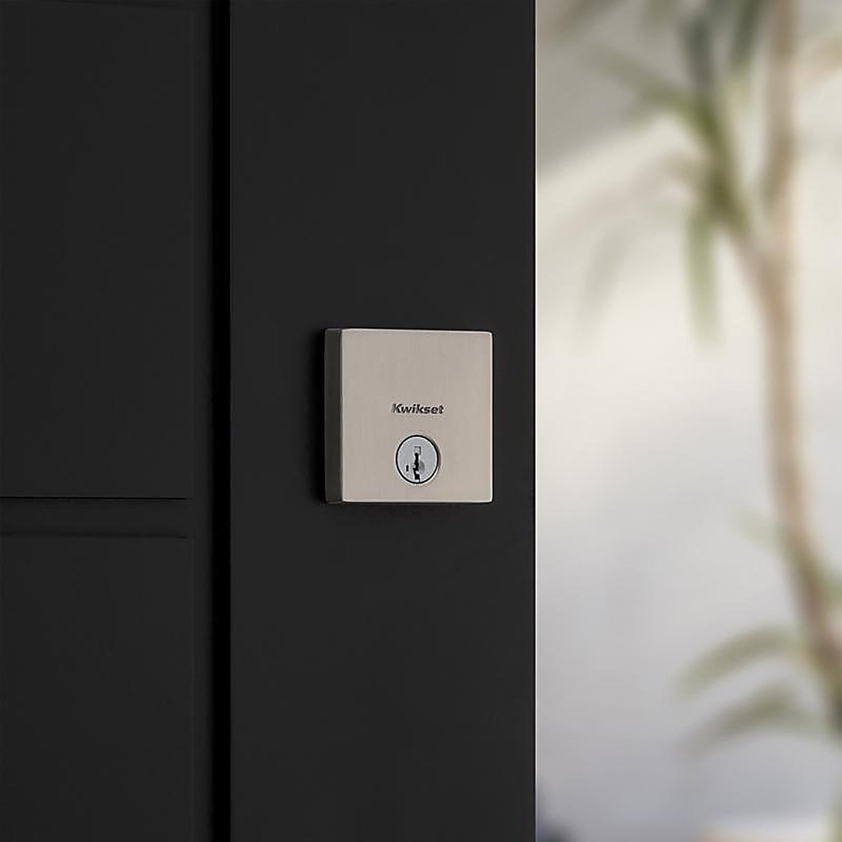 Kwikset - 92580-018 - SmartKey Satin Nickel Steel Deadbolt