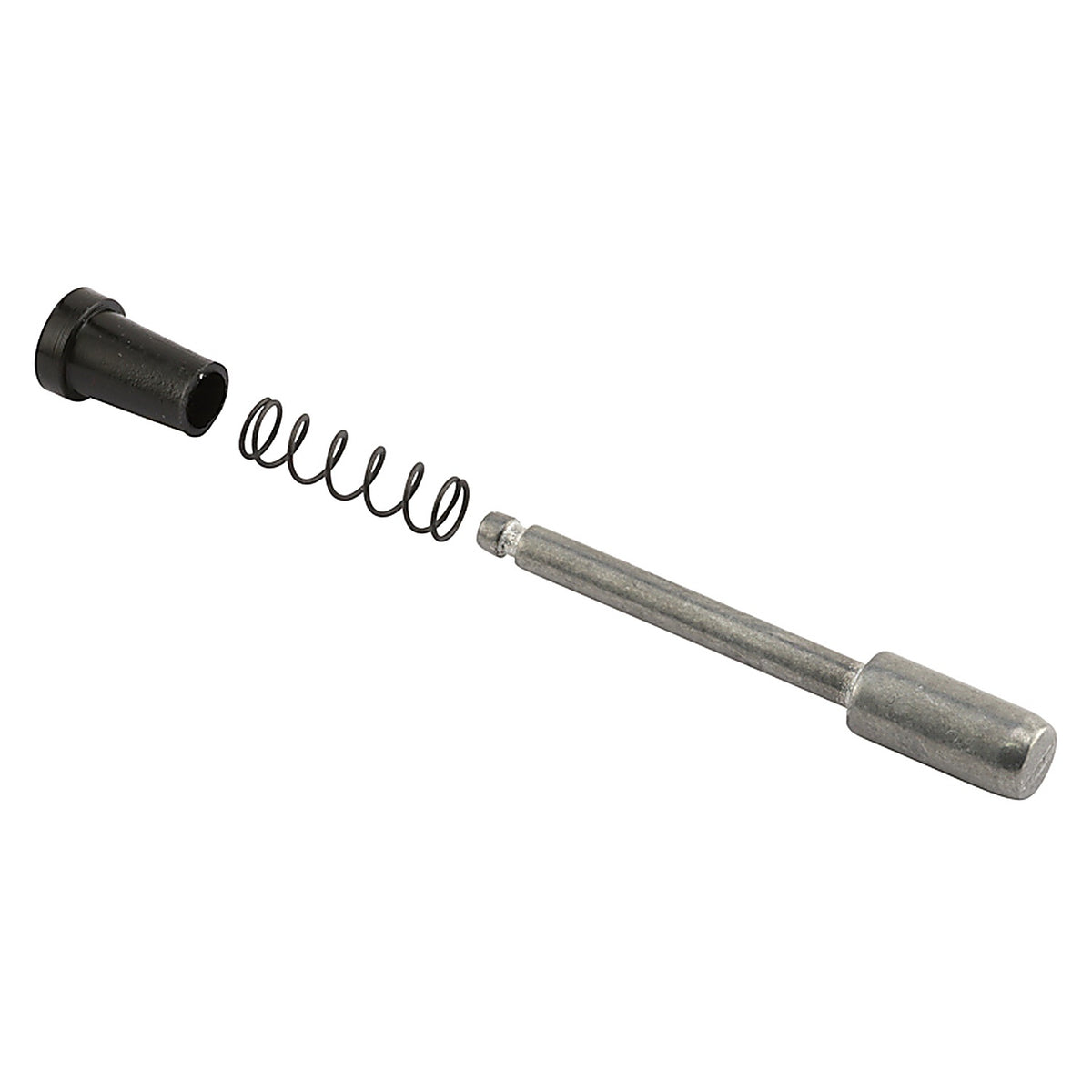 Prime-Line - L 5785 - Black Window Screen Plunger Latch 0.22 in. W X 1.5 in. L For Wood Window 6 pk