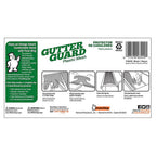 Frost King - VX620 - 6 in. W x 240 in. L Black Plastic Gutter Guard