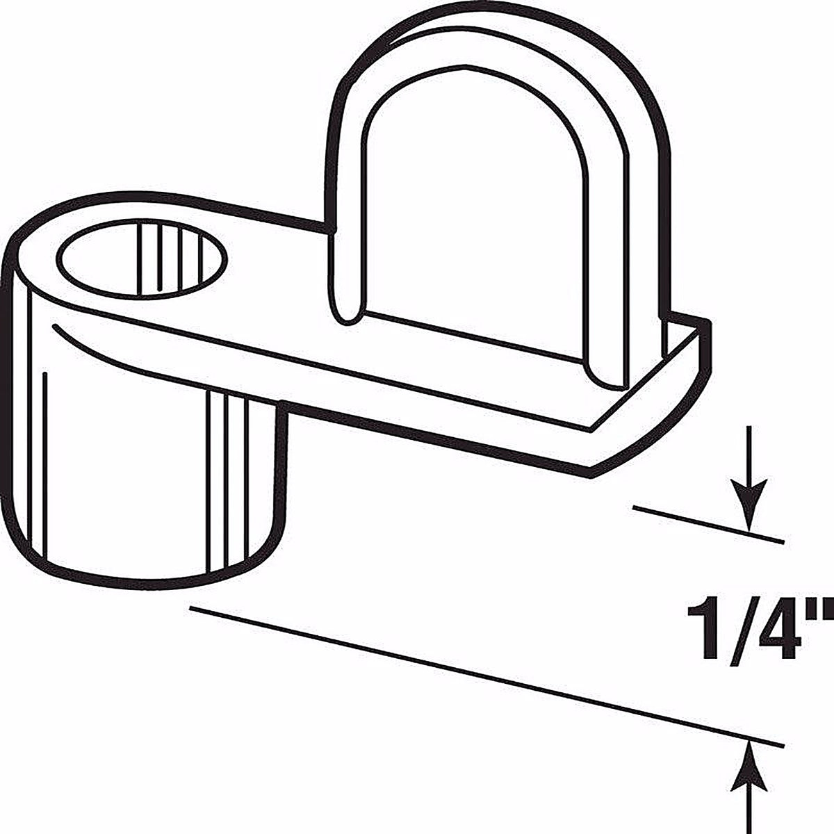 Prime-Line - L 5550 - Zinc-Plated Silver Die Cast Screen Clip 4 pk