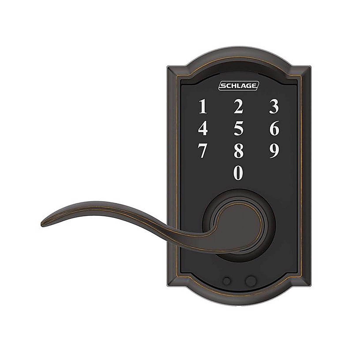 Schlage - FE695VCAM716ACC - Aged Bronze Steel Electric Touch Screen Entry Lock