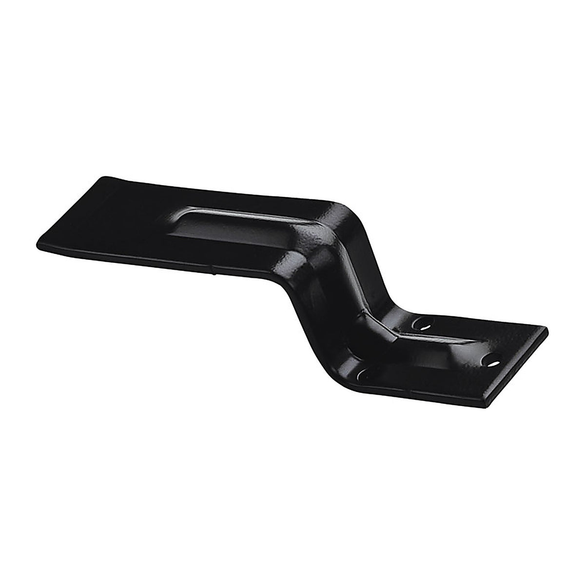 National Hardware - N351-503 - Gloss Black Hot Rolled Steel Open Bar Holder - 1/Pack
