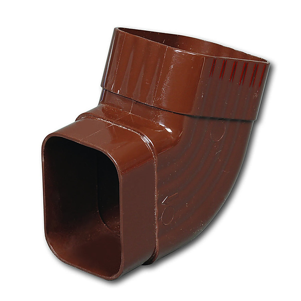 Amerimax - M1628 - 3 in. H x 5 in. W x 2 in. L Brown Vinyl Traditional Gutter Elbow
