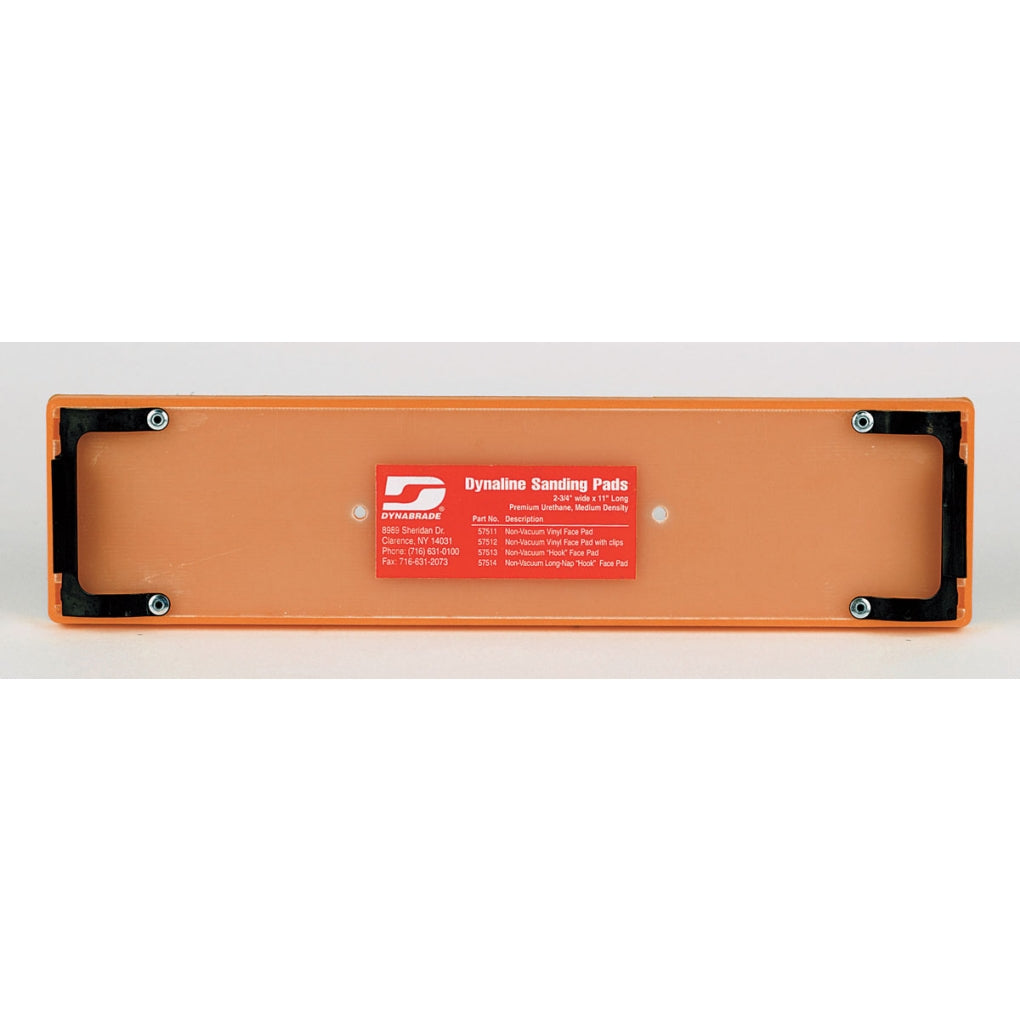 DYNABRADE - 57512 - 2-3/4 in (70 mm) W x 11 in (279 mm) L Non-Vacuum File Board Disc Pad With Clips, Vinyl-Face